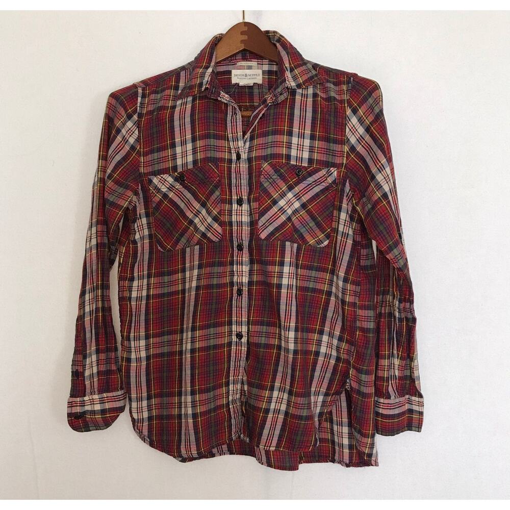 Ralph Lauren plaid‎ long sleeve M